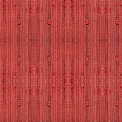 small red rag rug