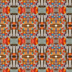 Orange and Silver Goods for Sale