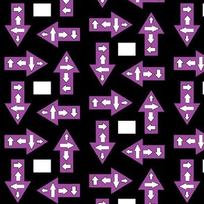 Many Purple Arrows