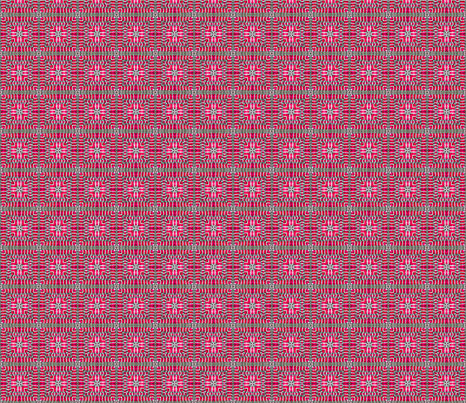 Tile-weave_bright_pink_small fabric by koalalady on Spoonflower - custom fabric