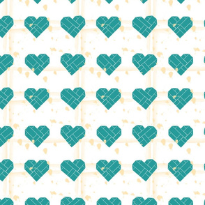 Spilling my heart out in Teal and Cream