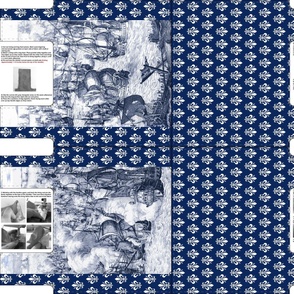 Naval Battle Cut and Sew Grocery Bags