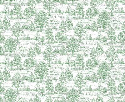 Mini Toile Green ©2012 by Jane Walker