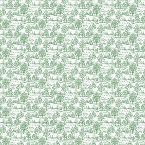 Mini Toile Green ©2012 by Jane Walker