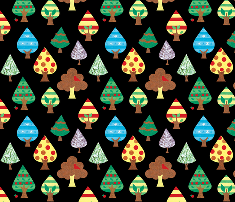 Toy Forest fabric by amaicandy on Spoonflower - custom fabric