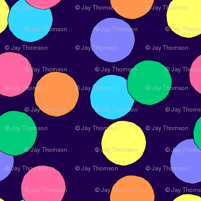 Really Big Dots (Dark Blue)