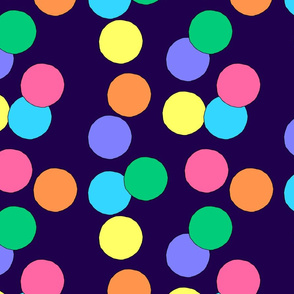 Really Big Dots (Dark Blue)