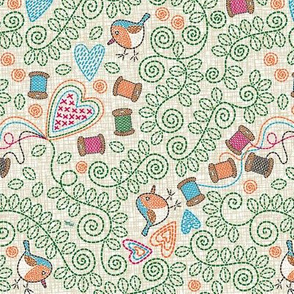 Little Curly Sewing