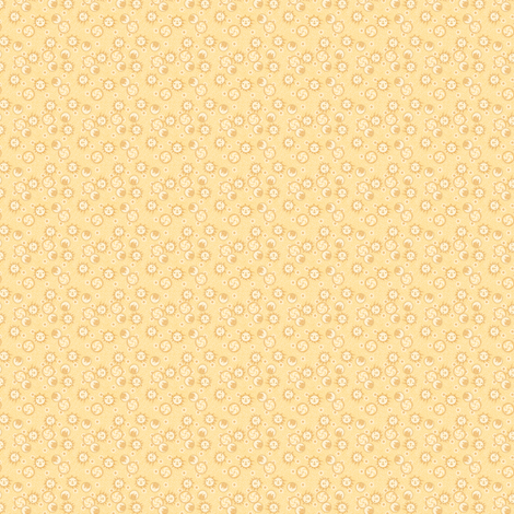 Mini print Sun, Moon, and Gears  ©2012 by Jane Walker fabric by artbyjanewalker on Spoonflower - custom fabric