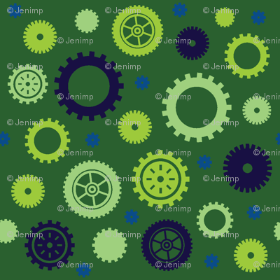 Cuteness Gears Green