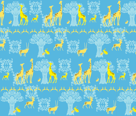 animals fabric by preethiprabhuram on Spoonflower - custom fabric