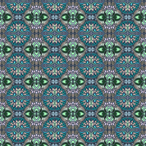 Stained Glass Circles fabric by edsel2084 on Spoonflower - custom fabric