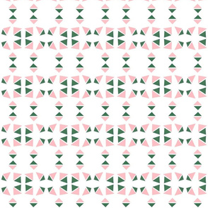 triangle pink evergreen