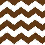 chevron lg brown and white