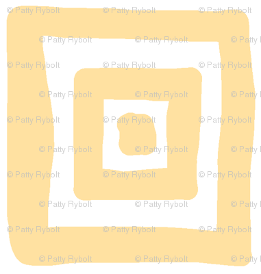 Retro Wonky Square (sunshine)