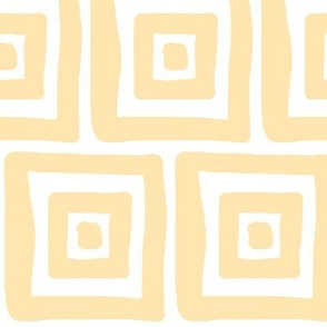 Retro Wonky Square (sunshine)