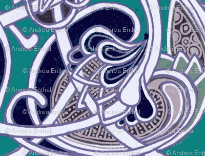 Teal and Navy Tango Boxes