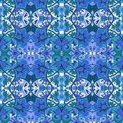 Deftly Delft Amoebaflower Tiles