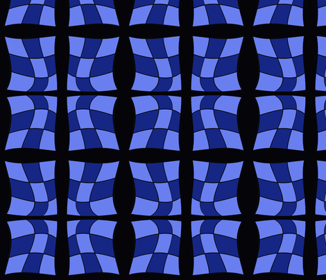 psycadelicblue fabric by kali_d on Spoonflower - custom fabric
