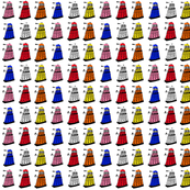Colourful Daleks
