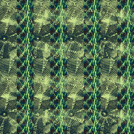 in a green night fabric by nalo_hopkinson on Spoonflower - custom fabric