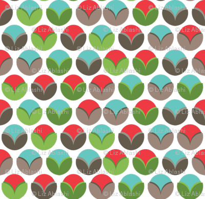 snail garden dots (bright)