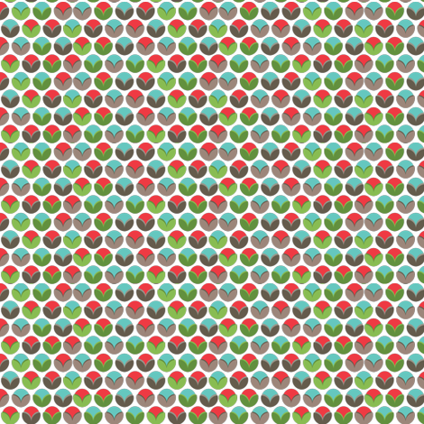 snail garden dots (bright) fabric by einekleinedesignstudio on Spoonflower - custom fabric