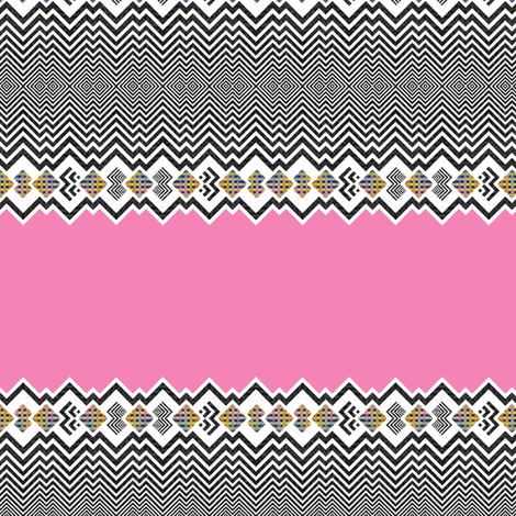 Mix Tricks - Pink fabric by ornaart on Spoonflower - custom fabric