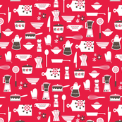 Kitchen culture red