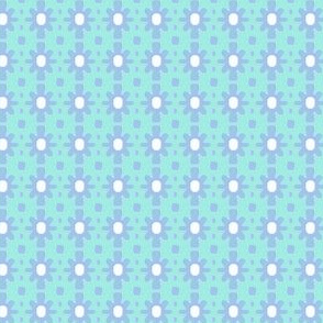 Dotty Ditsy Daisy (Sky & aqua)