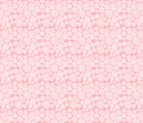 Pink Dahlias fabric by joylaforme on Spoonflower - custom fabric