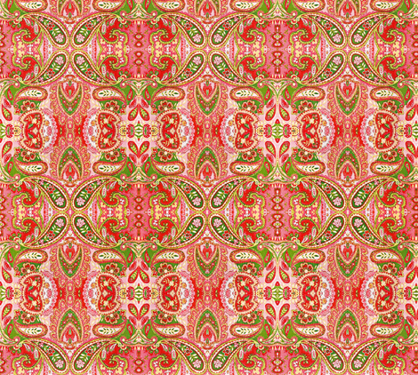 Just Peachy Paisley