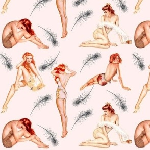 Pinups and peacocks in pink