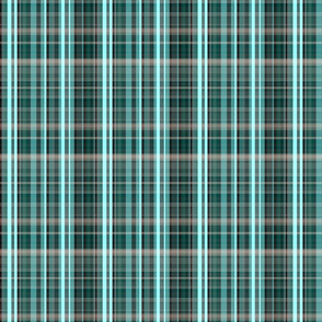 Chocolate Tartan- Blue