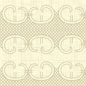 Rustic burlap