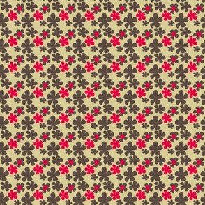 Demure retro floral