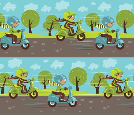 motorace-01 fabric by katja_saburova on Spoonflower - custom fabric