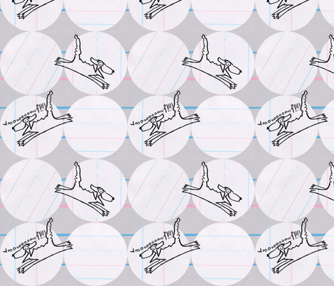 Bad Dog Lined Paper