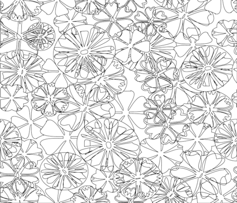SCRIBBLES 05 fabric by deeniespoonflower on Spoonflower - custom fabric