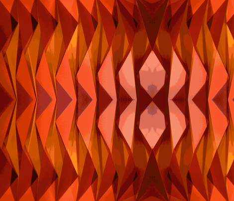 Orange abstract-ch fabric by flyingfish on Spoonflower - custom fabric