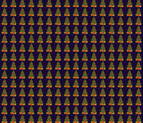 Au pied du sapin fabric by manureva on Spoonflower - custom fabric