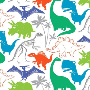 Dinosauria White (large scale)