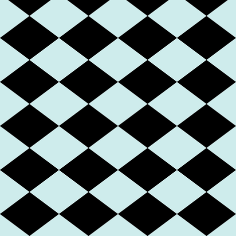 Small Harlequin Check in Mint