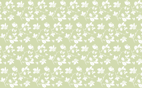 Blooming (green) fabric by biancagreen on Spoonflower - custom fabric
