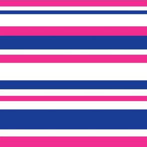 Stripes (blue + pink)