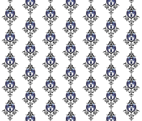 Doctor_Damask_1_large fabric by morrigoon on Spoonflower - custom fabric