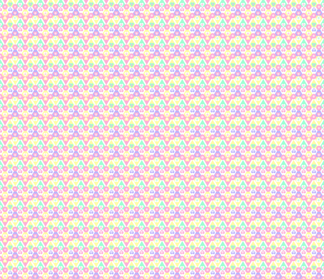 poussin mon coeur fabric by manureva on Spoonflower - custom fabric