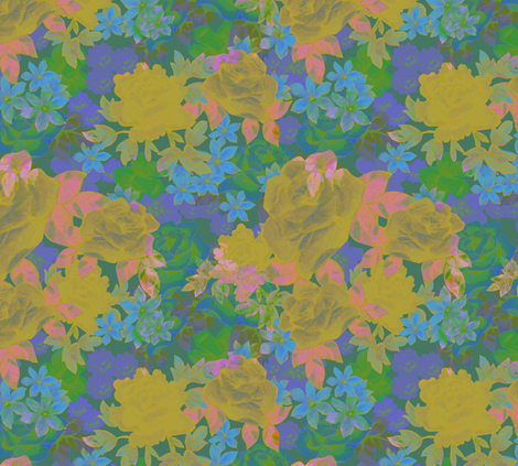floral fabric by aimeesthill on Spoonflower - custom fabric