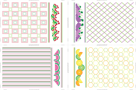 Summer Fruit Kitchen Towels