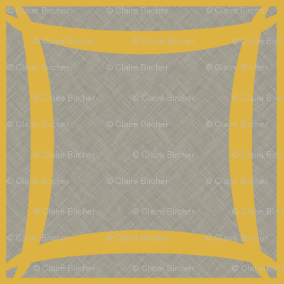 Extinction in Linen Woven Grid Small